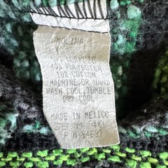 Molina Pullover Hoodie Green Purple Baja Style Size Medium