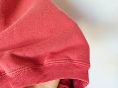 Vintage Polo Ralph Lauren Terry Knit Raglan Short-Sleeve Sweatshirt Coral Sz.L