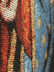 One-Of-A-Kind Handmade Our Lady Of Guadalupe Woven Tapestry Hoodie Size Large