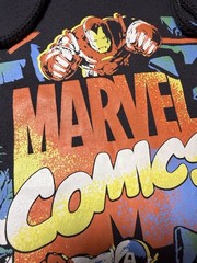 Marvel Comics Avengers Hoodie | LARGE / L | Thor Captain America Hulk Iron Man