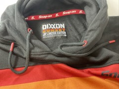 Snap-On Dixxon Sunset Hoodie Sweatshirt Black Striped – Large – Limited Edition