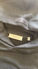 Fear of God Essentials Black Stretch Limo Hoodie Size XS