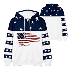 USA Flag Patriotic American Pride 3D Hoodie