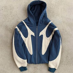 American Retro Letter Printed Devil Pattern Hoodie Y2k Harajuku Casual
