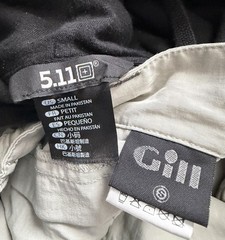 2 Lot 5.11 Tactical Mens S Camouflage Logo Hoodie Gill Nylon # 1644 Shorts