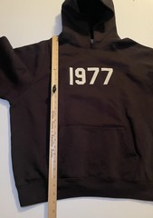 Essentials Fear Of God 1977 Crewneck Iron Black Size XL Sweater Hoodie