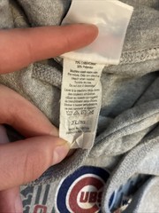 Vintage Majestic Chicago Cubs 2016 World Series Champions XL *See Description