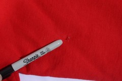 Authentic Supreme Embroidered Letter S Red Hoodie Men’s Size 2XL