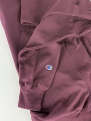 Champion Sweatshirt Mens XL Burgundy Reverse Weave Embroidered Script Logo