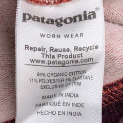 Patagonia Hoodie Mens S Organic Cotton Zip Up Two Tone Rust Plum Pullover Logo