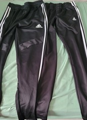 Lot of 2 Adidas Hoodie and 2 athletic pants 1 Champion Youth sizes