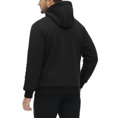 Men’s Winter Thermal Sweatshirts Full-Zip Up Sherpa Fleece Lined Hoodie Jacket