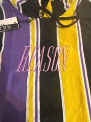 Reason Clothing Men’s Multicolor Striped Short Sleeve Hoodie