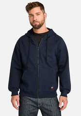 Timberland PRO Hood Honcho Flame-Resistant Men’s 4XL Full-Zip Hoodie Navy