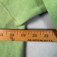 VTG 60s Sweatshirt M Green Blank Cotton Paint Marbled Fade Distressed Collegiate