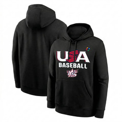 Baseball Fan Hoodie USA Style 2026 Tournament Graphic Pullover