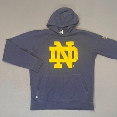 Notre Dame Johnnie O Hoodie Men’s Size Small Blue Play Like A Champion Football