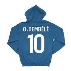 O. Dembele 10 Jersey Style Apparel – Soccer Tribute Unisex Hooded Sweatshirt