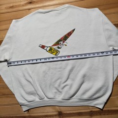 Vintage 80s Beer Bottle Windsurfing Coral Reefers Marijuana Sweatshirt USA 2XL