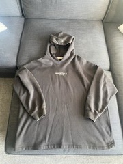 Fear Of God Essentials Relaxed Hoodie – ‘Iron’ : Men’s Large [AUTHENTIC – CLEAN]