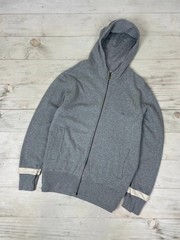 Vivienne Westwood Zip Up Hoodie Logo Orb Men Sz L gray