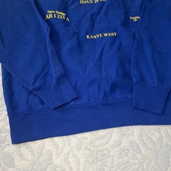 Rare Kanye West Yeezy Jesus Is King Vinyl Crewneck Sweatshirt (OFFICIAL MERCH)