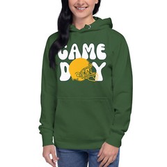 Retro Game Day Packers Football Unisex Hoodie S,M,L,XL,2X,3X