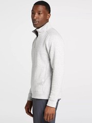VRST Men’s Recharge Lunar Fleece 1/4 Zip – Color: Light Grey Heather