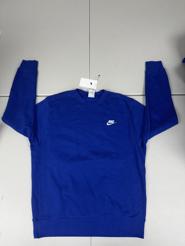Nike Sportswear Club Fleece Crewneck Sweatshirt Game Royal Pick Size BV2662-480