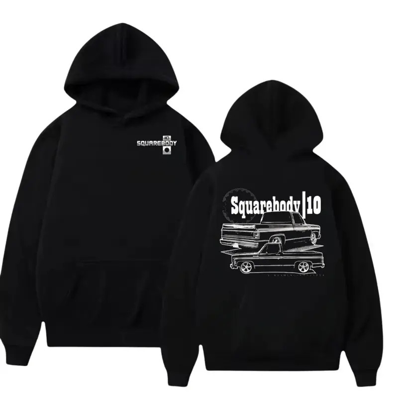 C10 Chevy Square Body Hoodie ? Retro Square Body C10 Shirt for Men,
