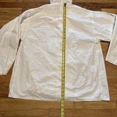 Military hoodie 2 cotton White One Size Front Ties Long Sleeve Cotton Kimono