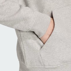 adidas Trefoil Essentials Full-Zip Hoodie Grey