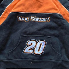 Chase Authentic Tony Stewart 20 Hoodie Men Black Orange Pullover Embroidered – 7