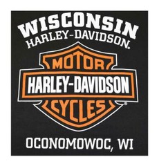 Harley-Davidson Men’s Hooded Sweatshirt, Bar & Shield Zip Black Hoodie 30299142