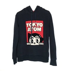 Tokyo Atom Hoodie Astro Boy Tezuka Production Carpet Patch Mens Small Black