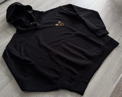 Vivienne Westwood Hoodie XL Size Embroidered Logo Black Organic Cotton New