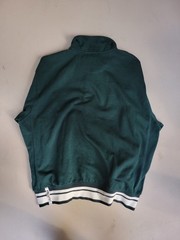 Champion Sweatshirt Mens XXL Green Snap Button Collared Physical Education 1919