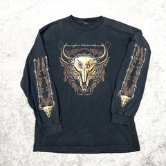 Rock N Willy’s Men’s Sz Large Pullover Sweatshirt Long Sleeve Graphic Tee Black