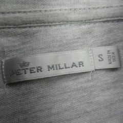 Peter Millar Men’s S Small Light Gray Quarter Zip Pullover Sweatshirt Activewear