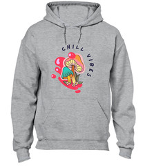 CHILL VIBES HOODY HOODIE FUNNY SUMMER HOLIDAY CLOTHING CASUAL NICE TOP