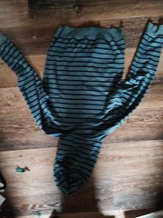 Quiksilver Emo Striped Hoodie Size Small