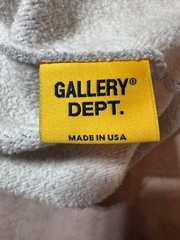 Authentic Gallery Dept Boxing Logo Full Zip Hoodie Gray Men’s Small Designer