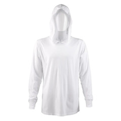 Men’s T Shirt Long Sleeve Hooded Light Weight Fishing Gym Workout Safety Hoodie