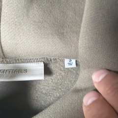 Fear of God EssentialsWood Raglan Hoodie Mens Small