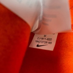 Nike Club Fleece Men’s Pullover Hoodie Orange/White M