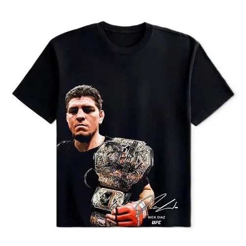Nick Diaz UFC Fighters Tee, UFC Fighters T Shirt, Graphic T-Shirt