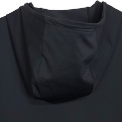 Rhone essentials performance hoodie jet black midweight moisture wicking sports