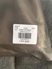 Essentials Fear of God Hoodie Dark Oatmeal Gray Mens M L New with Tags