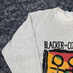 Blacker The College Sweeter The Knowledge Crewneck Mens Size XL Pullover Vintage