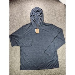 NEW Patagonia Capilene Cool Daily Hoodie Mens 2XL Smolder Blue Base Layer